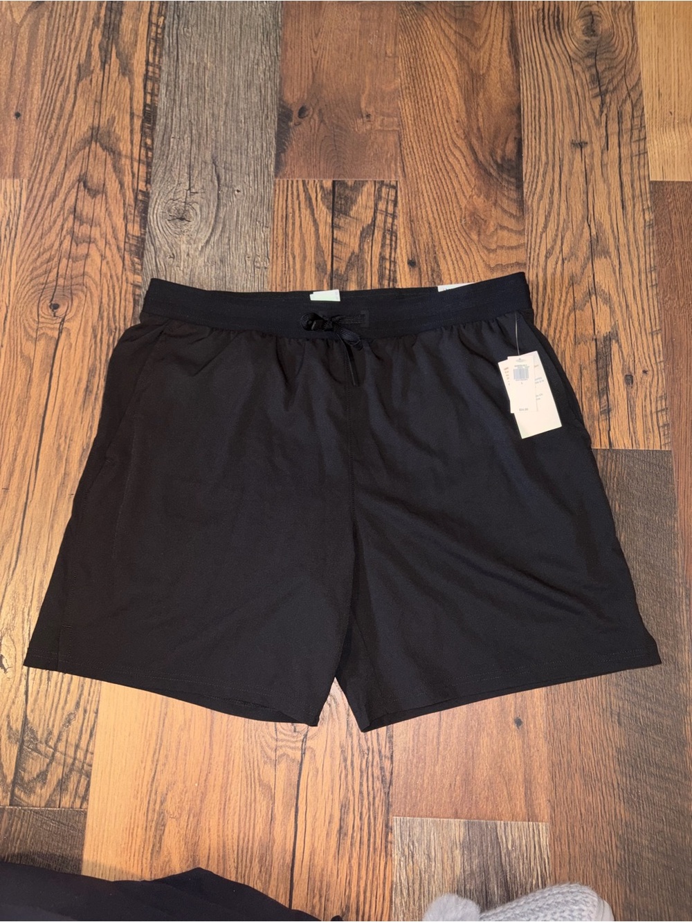 Old Navy Black Hybrid Swim Drawstring Shorts